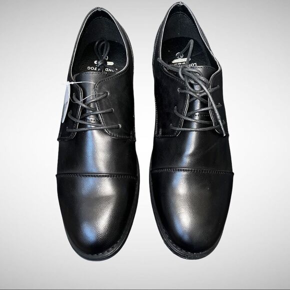 London Fog Mens Bradford Black Shoes Size 11